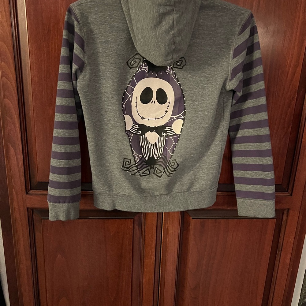 Disney Parks “Nightmare Before Christmas” full zip sweatshirt Child size Large
